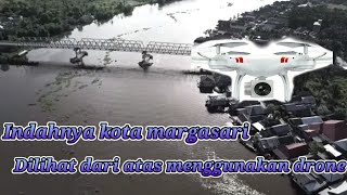 preview picture of video 'Indahnya pemandangan kota margasari dilihat dari atas menggunakan drone'