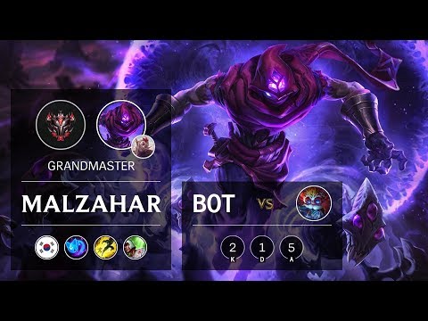 Malzahar Bot vs Heimerdinger - KR Grandmaster Patch 10.2