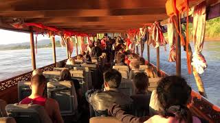 preview picture of video 'ルアンパバーン〜パークベン〜クワイサーイ メコン川 スローボートの旅2018 Luang Prabang_Park Ben_Kwai Sai Mekong River Slow Boat trip 2'