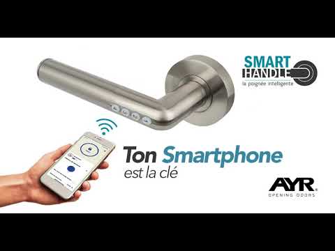 Béquille double sur rosace - à code électronique - Bluetooth BRICOZOR