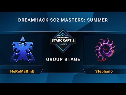 SC2 - HeRoMaRinE vs. Stephano - DreamHack SC2 Masters Summer - Group B - EU