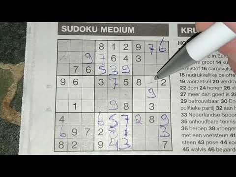 What should you do with this Medium Sudoku puzzle? (#296) 10-21-2019