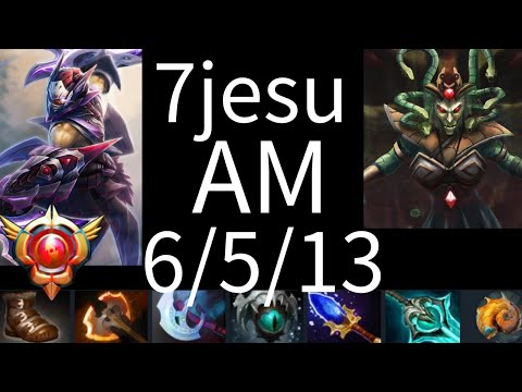 7jesu Anti-Mage vs FV, SK, Pangolier, Marci, Rubick - dota2