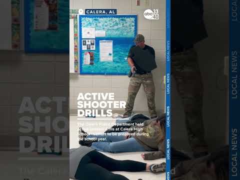 Calera PD active shooter drills