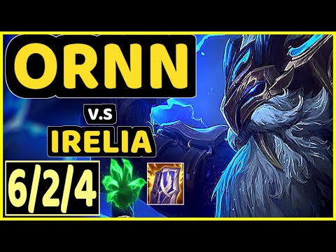 TH3ANTONIO (ORNN) vs IRELIA - 6/2/4 KDA TOP GAMEPLAY - EUW Ranked DIAMOND