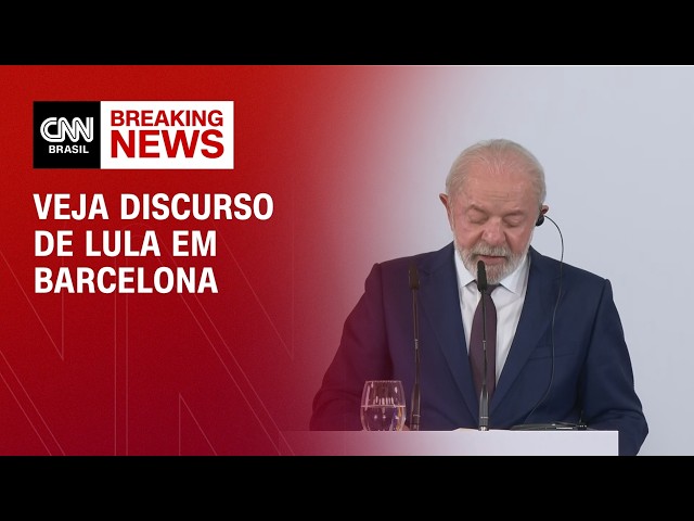 Ao lado de Pedro Sánchez, Lula discursa em agenda na Espanha | LIVE CNN
