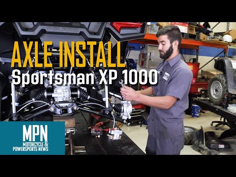 Polaris Sportsman XP 1000 ATV TrakMotive Axle Install