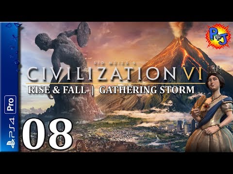 Let's Play Civilization VI PS4 Pro Console | Victoria England Civ 6 Gameplay Episode 8 (P+J)