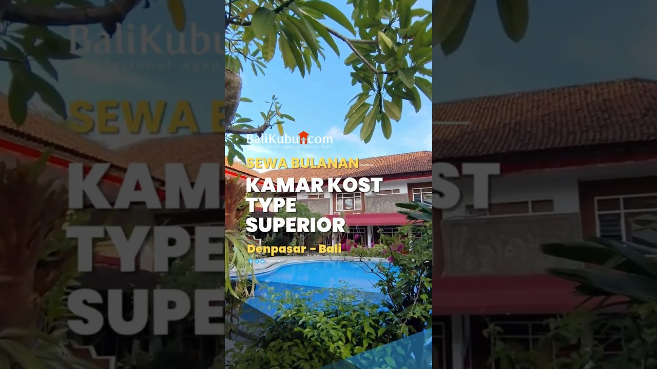 Amr-198.Pkd | Kamar Kost Nyaman dengan Fasilitas Lengkap di Pusat Kota Denpasar - Dekat Sanur & Renon!