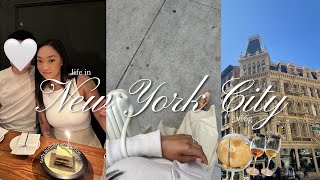 LIFE IN NYC | brooklyn winery, vintage shopping, de-cluttering, early birthday celebrations | VLOG