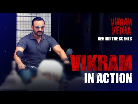Vikram In Action: Vikram Vedha | Saif Ali Khan as Vikram | Behind The Scenes | Hindi Movie 2022 — Vikram Vedha