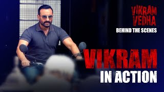 Vikram In Action: Vikram Vedha | Saif Ali Khan as Vikram | Behind The Scenes | Hindi Movie 2022