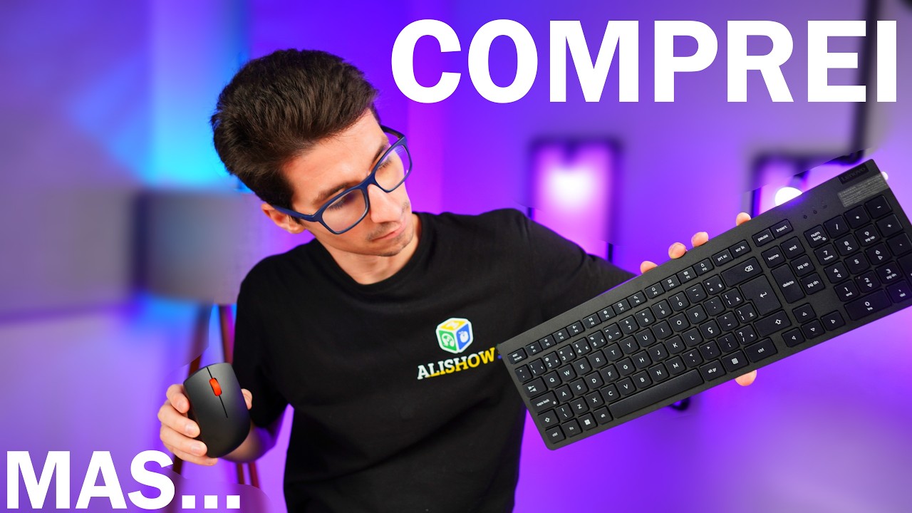 Miniatura da avaliação em vídeo de Mouse Sem Fio Lenovo 300 Compact 1000 DPI