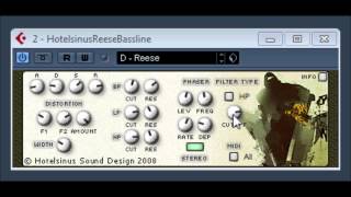 Reese Bassline by Hotel Sinus Sound Design / HSSD