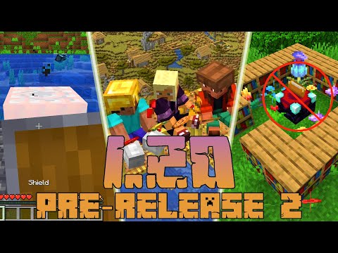 Minecraft 1.20: [Pre2] What's new?  FLOWER ENCHANT NERF!  10 YEAR BUG FIXED!