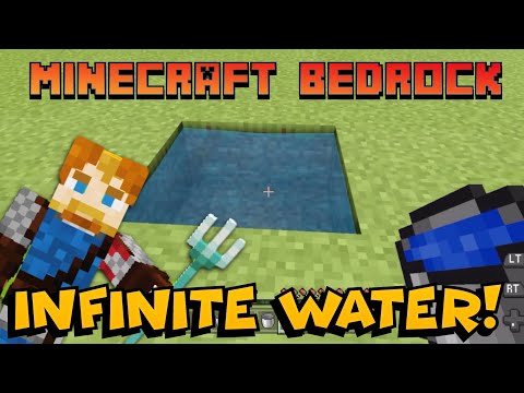 Unlock Unlimited Water in Minecraft Bedrock!