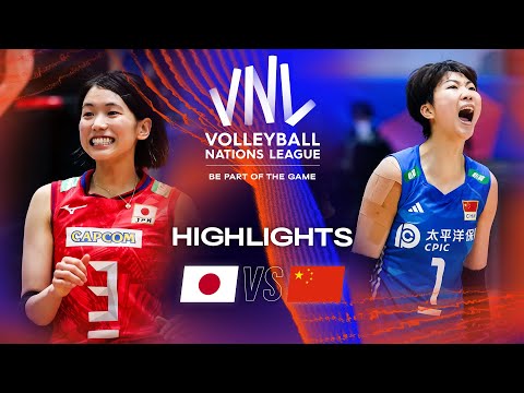 Волейбол JPN vs. CHN — Highlights Week 1 | Women's VNL 2023