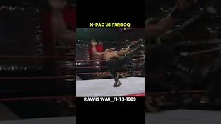 X-Pac vs Farooq Match in Raw is war 11-10-1999 #wwe #wwewrestler