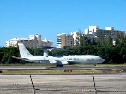 U.S. AIR FORCE BOEING E-3 SENTRY AT SAN JUAN INTL AIRPORT