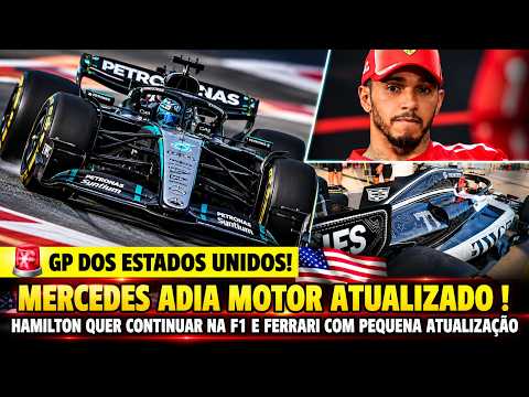 DEU RUIM? MERCEDES ADIA NOVO MOTOR! FERRARI SEM GRANDE ATUALIZAÇÃO E HAMILTON QUER CONTINUAR  A F1