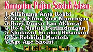 Download lagu Kumpulan Pujian jawa Setelah Adzan jaman dulu tanpa musik mp3