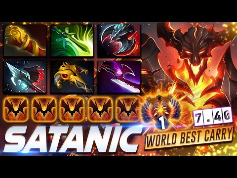Satanic SF World Best Carry 7.40 - Dota 2 Pro Gameplay [Watch & Learn]