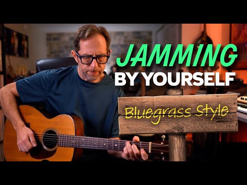Jamming by yourself on guitar - Bluegrass style! - Guitar Lesson - EP620