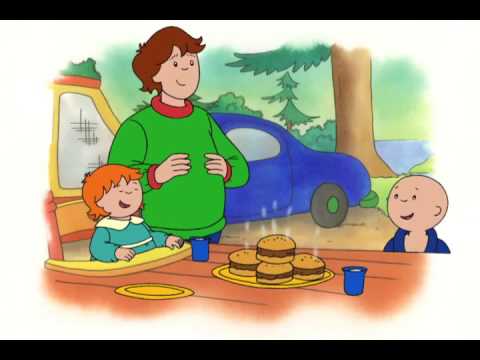 Caillou 202 - The Treasure Chest // A Camping We Will Go // Chopsticks // A Special Dog