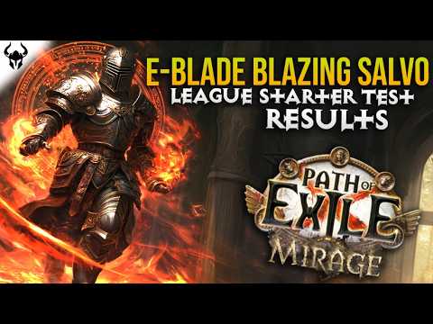 E-BLADE BLAZING SALVO! CoC Inquisitor Starter Testing for 3.28 | Path of Exile Mirage League