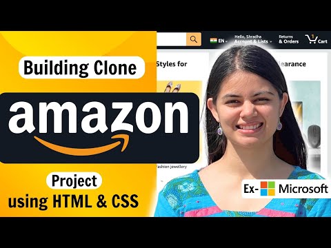 Building AMAZON Clone for Beginners | Project using HTML & CSS