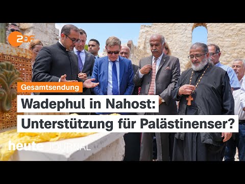 heute journal vom 01.08.2025 Außenminister Wadephul im Interview, Kanzler Merz zu Besuch im Saarland