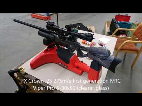 FX Crown .25 vs FX Impact X-barrel .25 50m