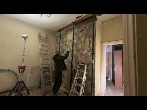 Full chimney support with steels and removal over two floors with cost and floor repair part 1