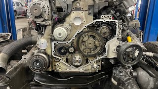 Cummins timing housing leaking