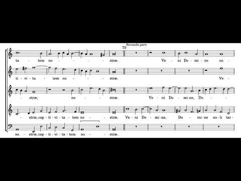 Domine, praestolamur (W. Byrd) Score Animation
