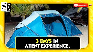 Shocking Experience | Sleeping In A Scary Tent In Ghana Volta Region,