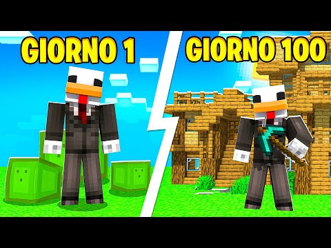 100 GIORNI IN UN MONDO PIATTO SU MINECRAFT