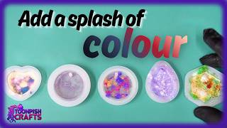 Have fun with Mica colours, with this easy to do technique