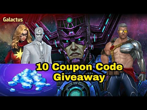 10 Coupon Code Giveaway | Galactus Quickly Clear Guide - Marvel Future Fight