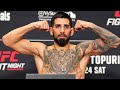 Emmett vs Topuria Weigh-In | UFC Jacksonville