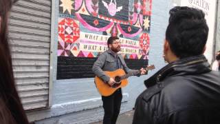 &#39;Make You Better&#39; -- Colin Meloy (the Decemberists) Busking In Brooklyn [New Song]