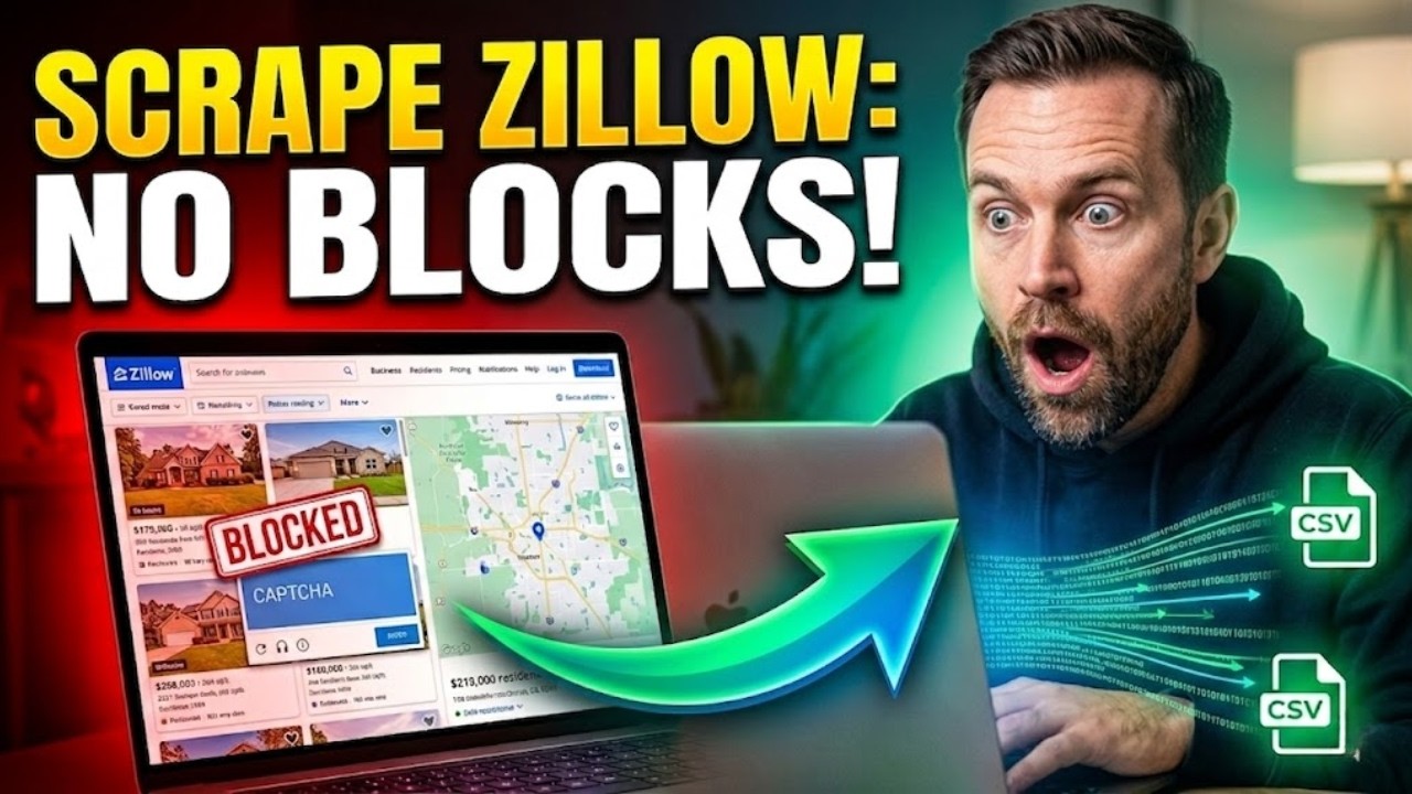 How to Scrape Zillow Data (Without Getting Blocked) – Full Tutorial