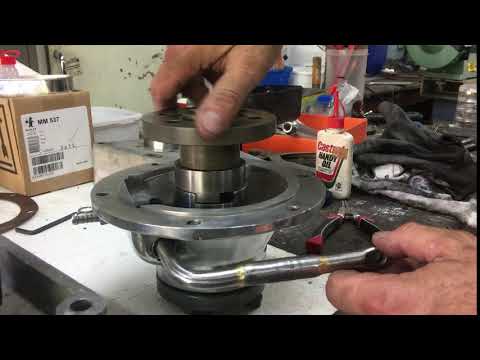 Quick view inside a ski boat dog clutch