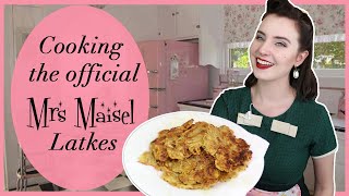 I made the official Mrs Maisel Latkes - Vintage Cooking Adventures with Miss MonMon
