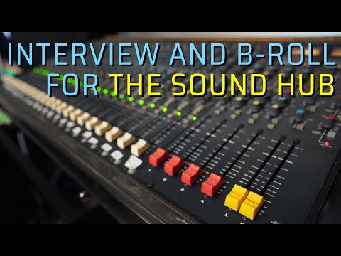 MY FIRST BUSINESS SHOOT with the SONY A74 - The Sound Hub (Recording Studio)