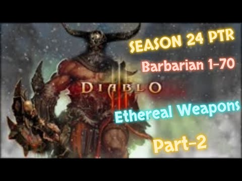 Diablo 3 Season 24 PTR | Barbarian GR83 - No Legendary Gems | Patch 2.7.1 | Let's Play