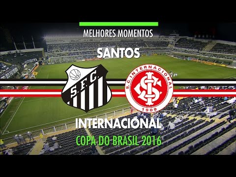 Melhores Momentos - Santos 2 x 1 Internacional - Copa do Brasil - 28/09/2016