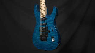 Video thumbnail for ESP LTD MH-203QM | See Thru Blue by MooreMusicGuitars