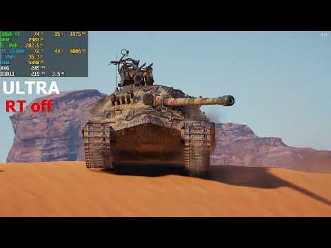 World of Tanks: RTX 3060 TI | Ray Tracing Off vs On (enCore) (ULTRA)