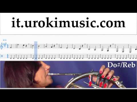 Lezioni di Corno Jonas Blue - Mama Tutorial Spartito Parte#1 um-i276